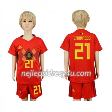 Fotbalový Dres Belgie Carrasco 21 Dětské Domácí MS 2018